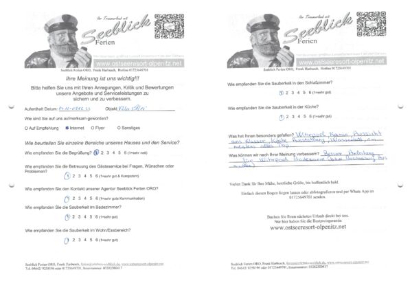 Gästefeedback vom 04.12.2023 - 08.12.2023